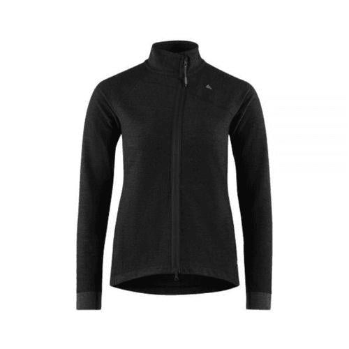 Fitted Black Jacket with High Collar