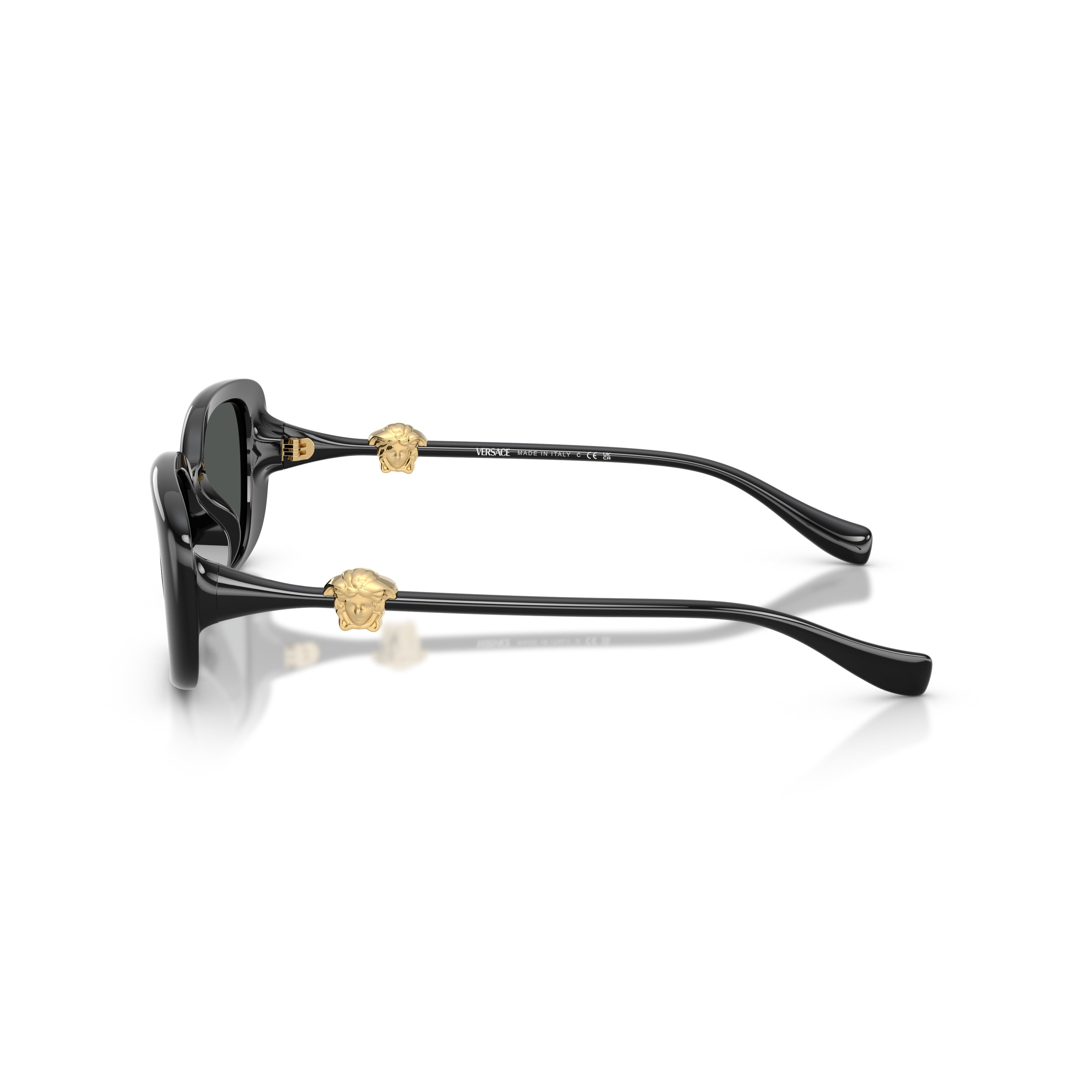 0ve4504d Rectangular Black Sunglasses