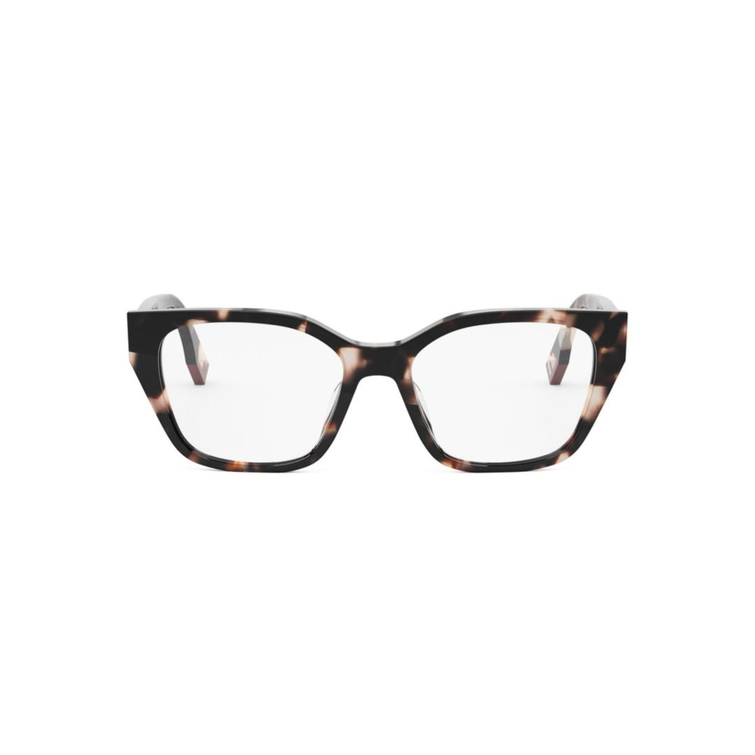 Fe50001i Oversized Tortoiseshell Square Eyeglasses