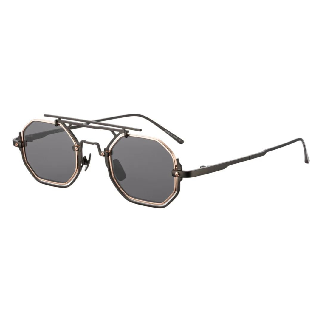 Gizy Gz-1 Octagonal Frame Sunglasses with Double Bridge Design