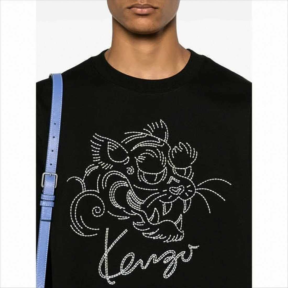 Bold Graphic Long-Sleeve Black Sweatshirt From Kenzo
