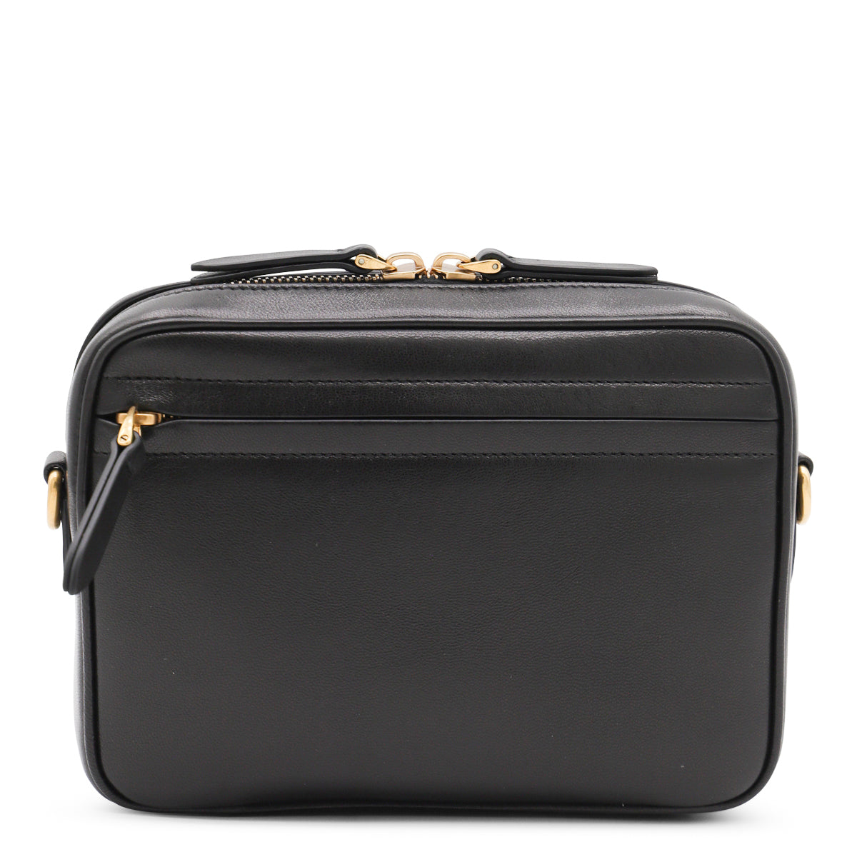 Black And Brown Leather Crossbody Bag