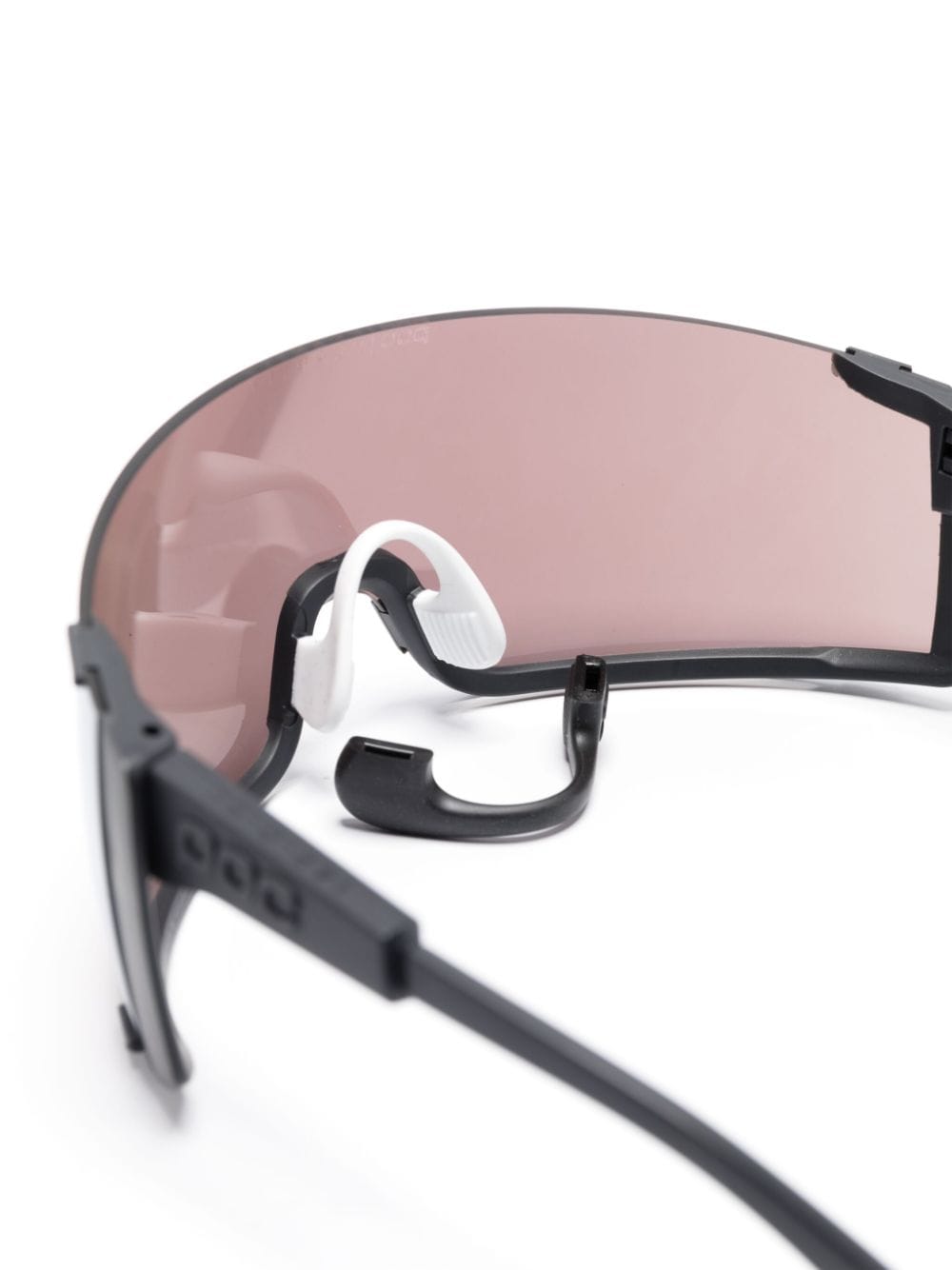 Matte Finish Shield Cycling Sunglasses with Interchangeable Frame