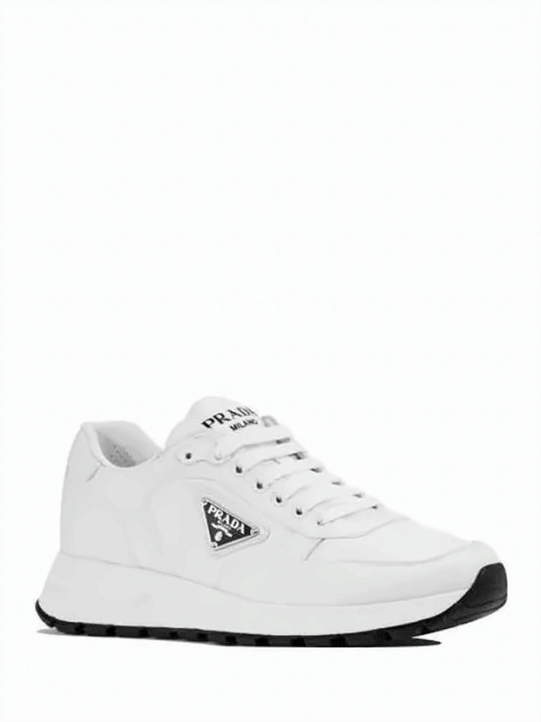 Minimalist White Nylon Sneakers