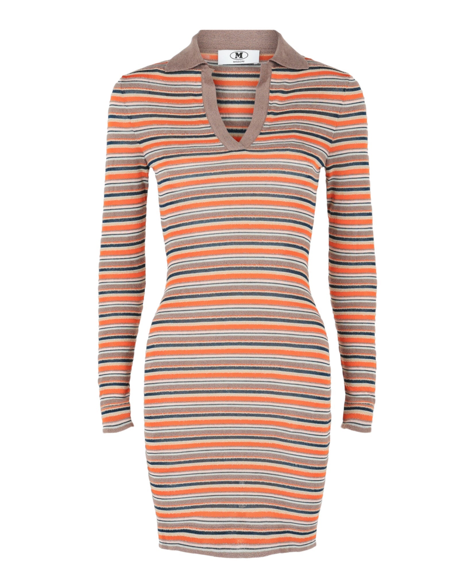 Striped Polo Mini Dress