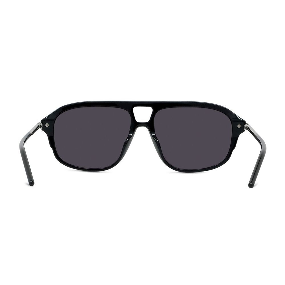 Gv One Geometric-Shaped Grey Lens Acetate Sunglasses