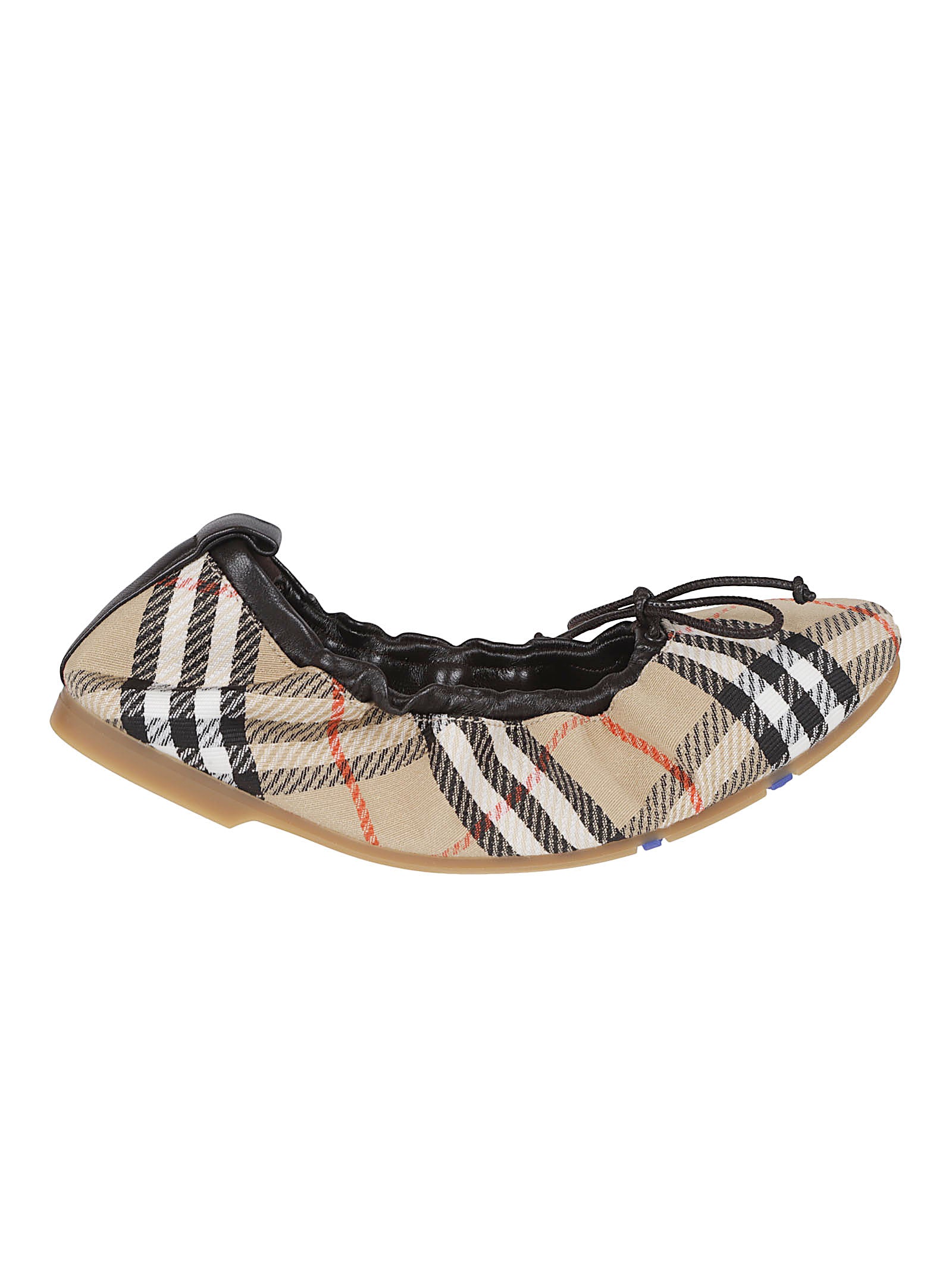 Checkered Patterned Flat Shoes