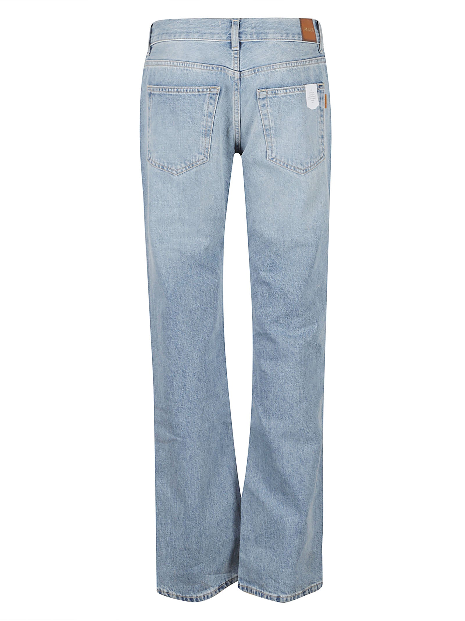 Light-Wash Flared Denim Jeans