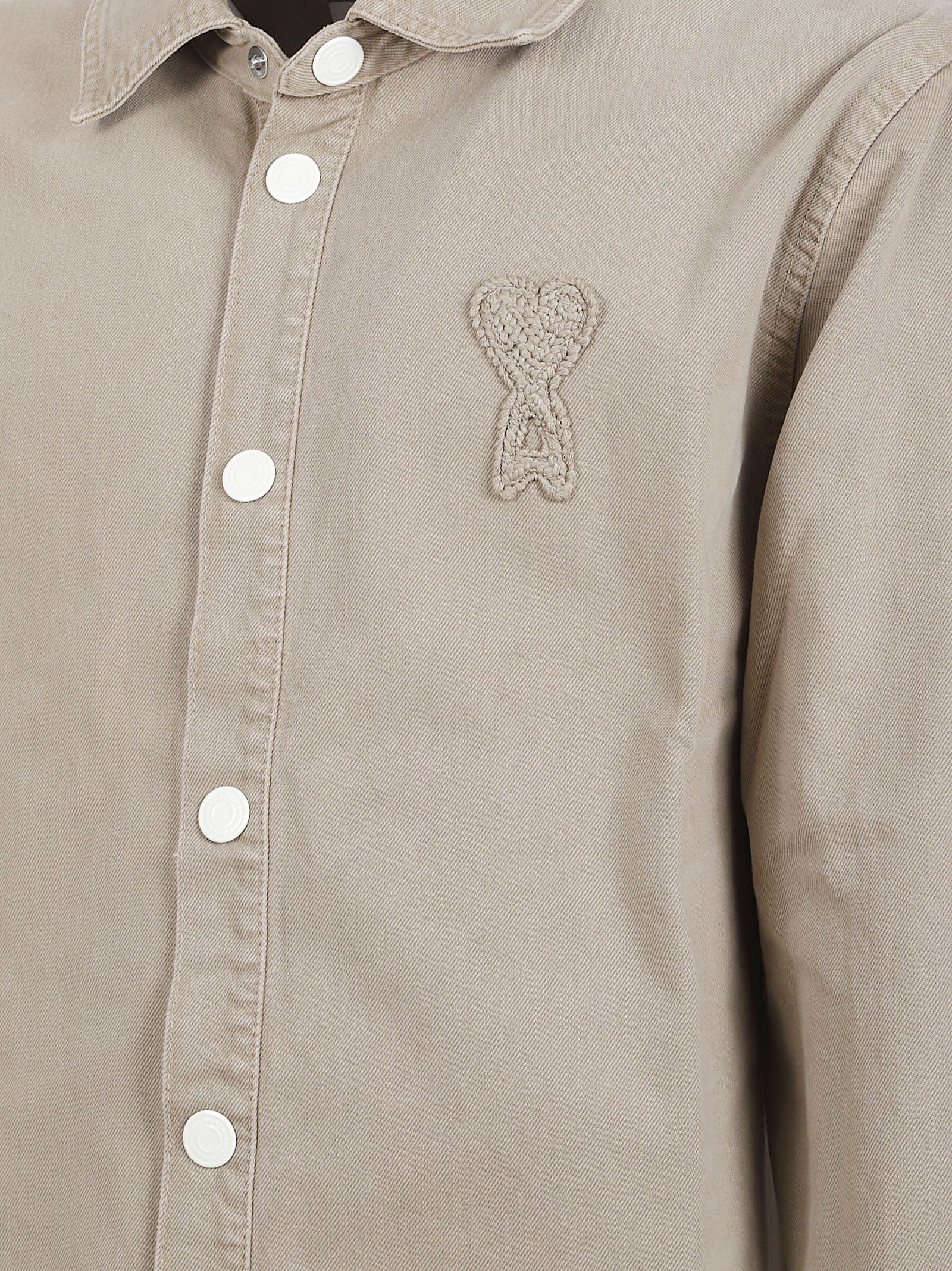 Button-Down Casual Shirt with Classic Collar