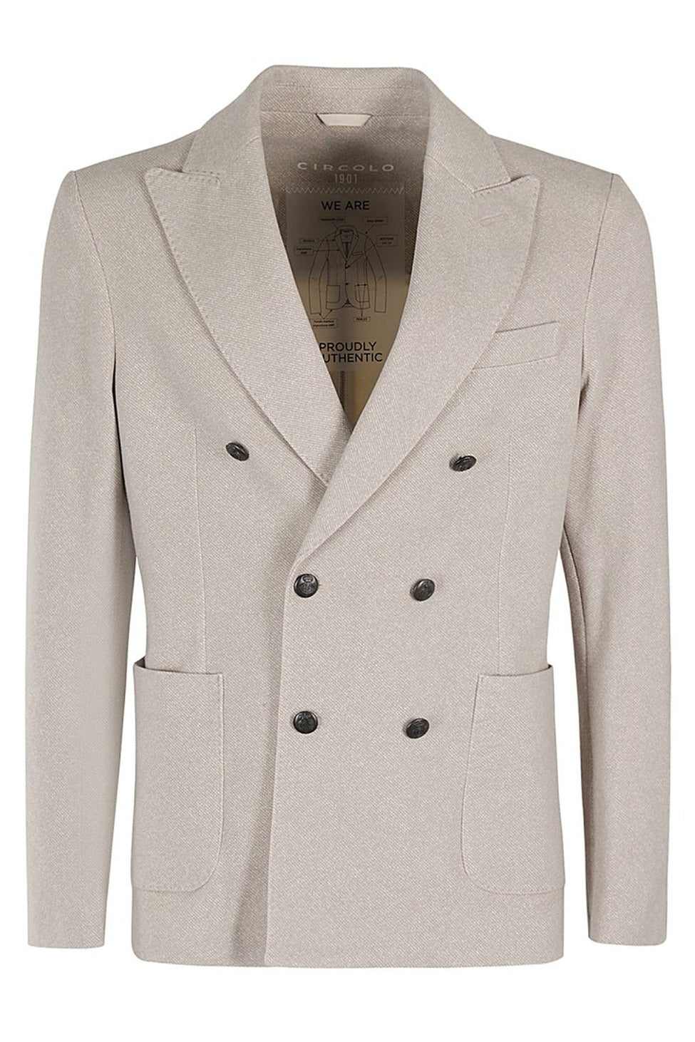 Double-Breasted Plush Cotton Jacket