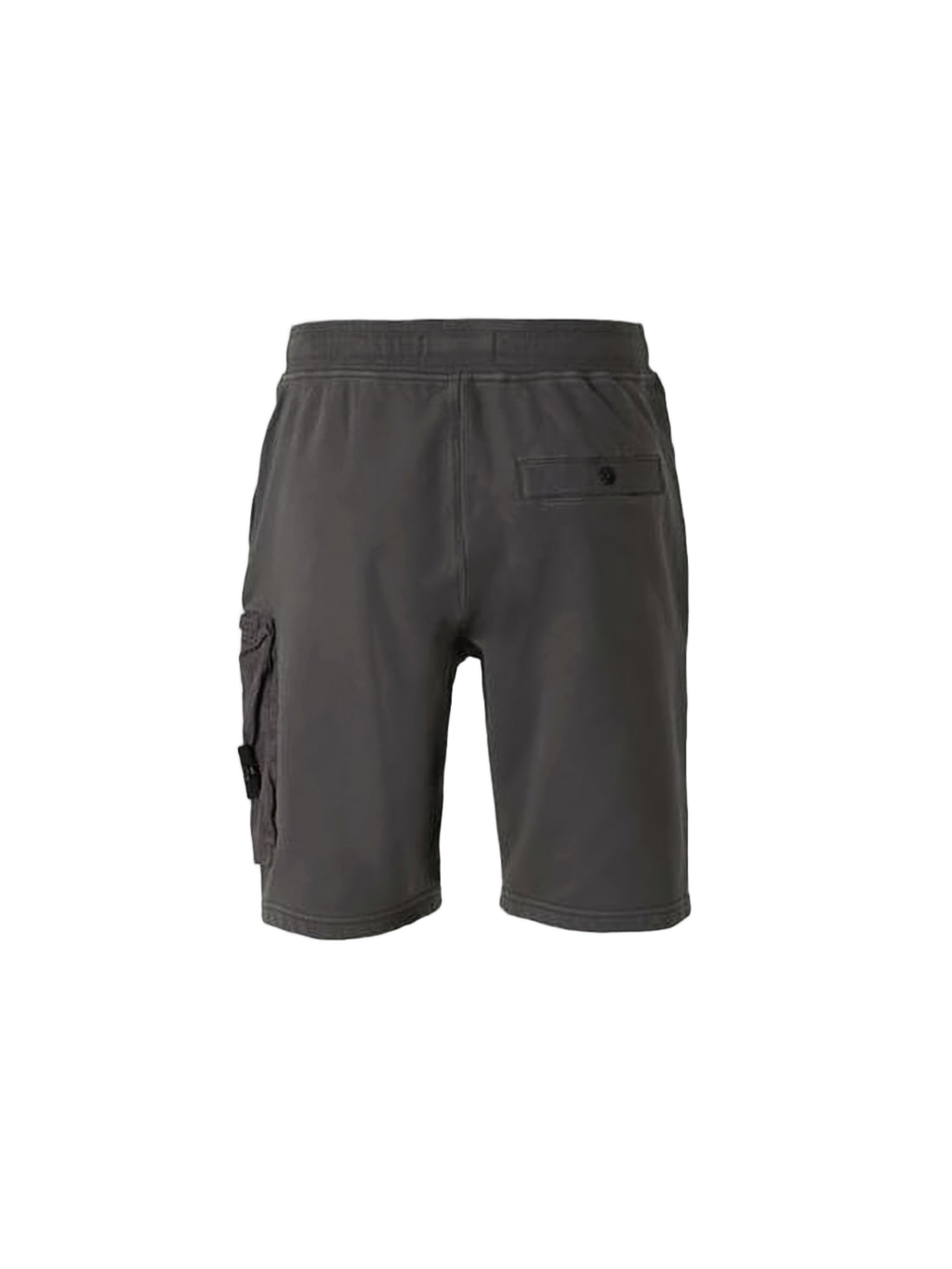 Comfort-Fit Dark Grey Cotton Shorts