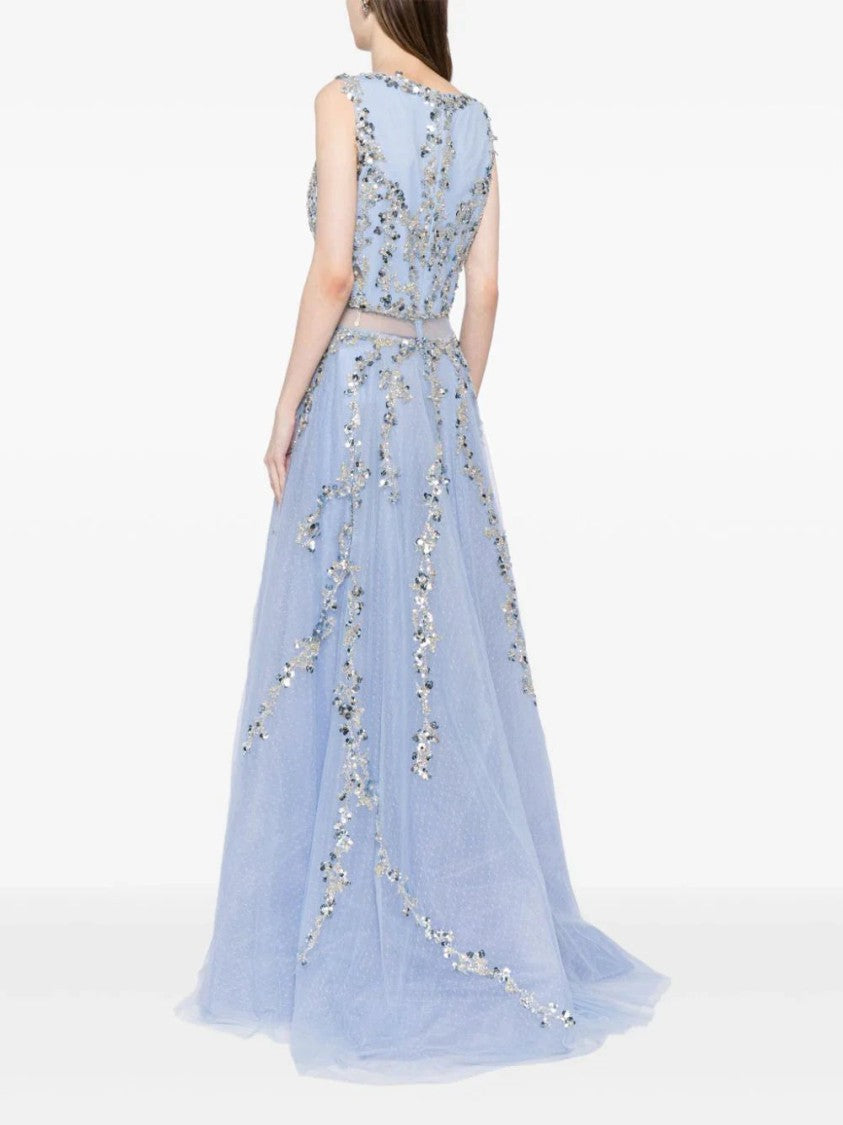 Tulle Dress With Beading