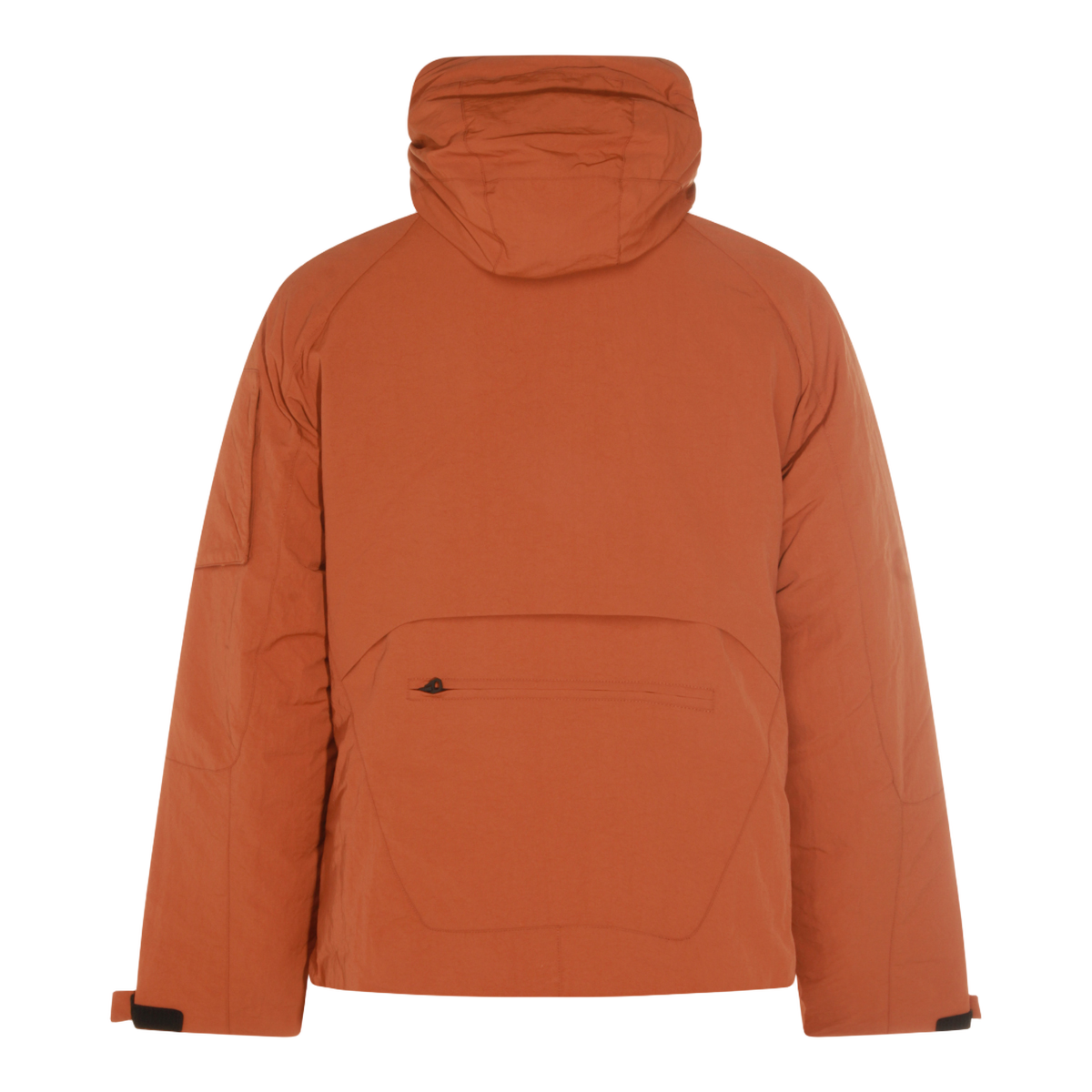 Burnt Orange Jacket with Adjustable Hood