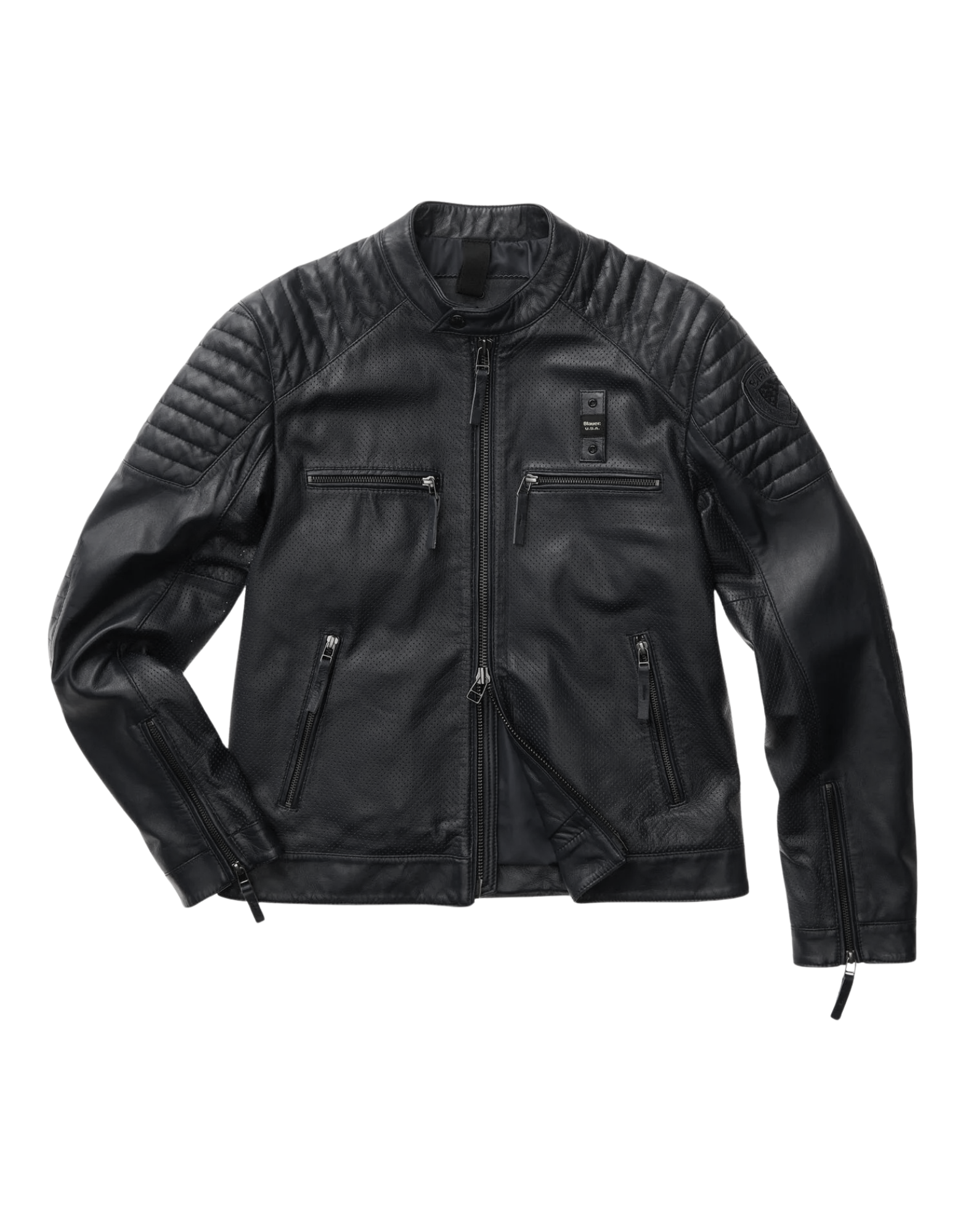 Black Crossland Leather Jacket