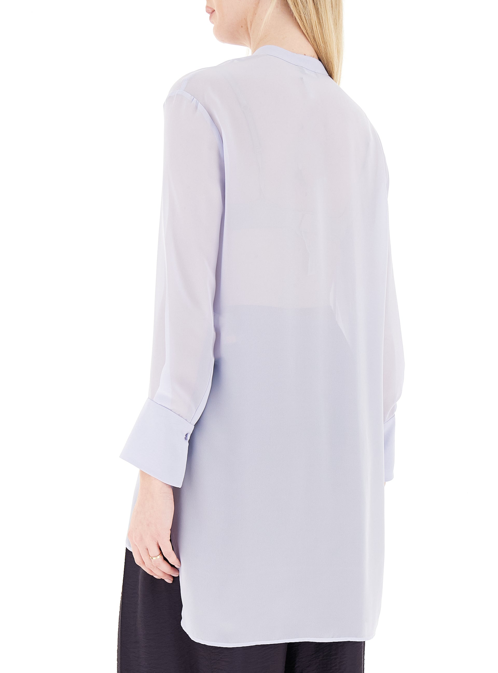 Maxi Techno Georgette Long Sleeve Shirt