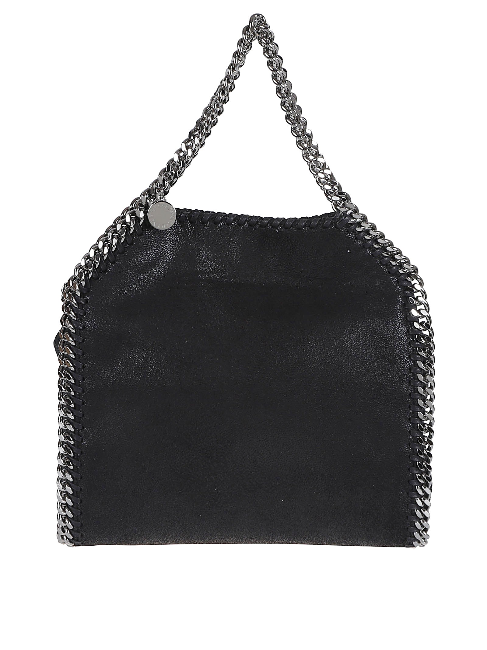 Mini Tote Bag with Silver Chain Detail
