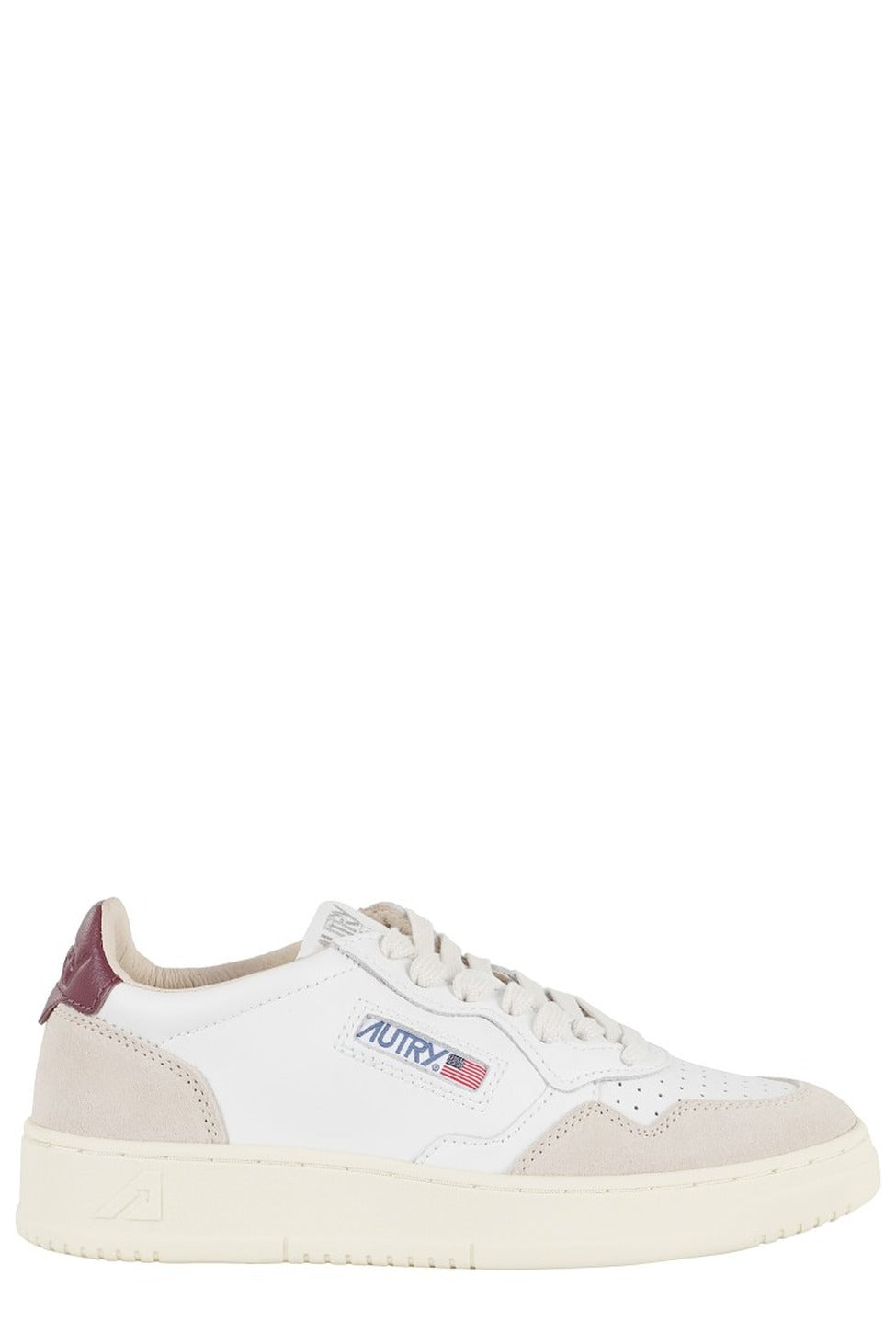 Medalist Low Sneakers With Suede Inserts And Signature Logo