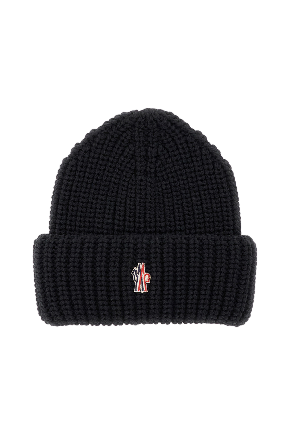 Knitted Wool Hat with Braided Pattern