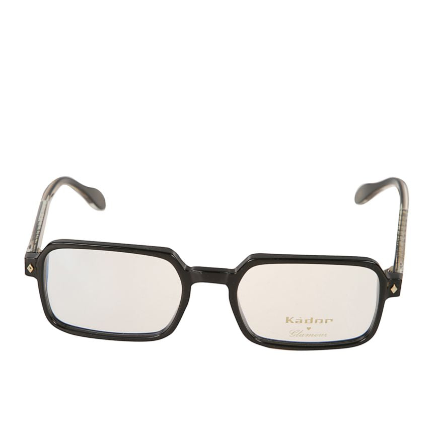Kolette/N Rectangular Frame Eyeglasses with Gold Detailing