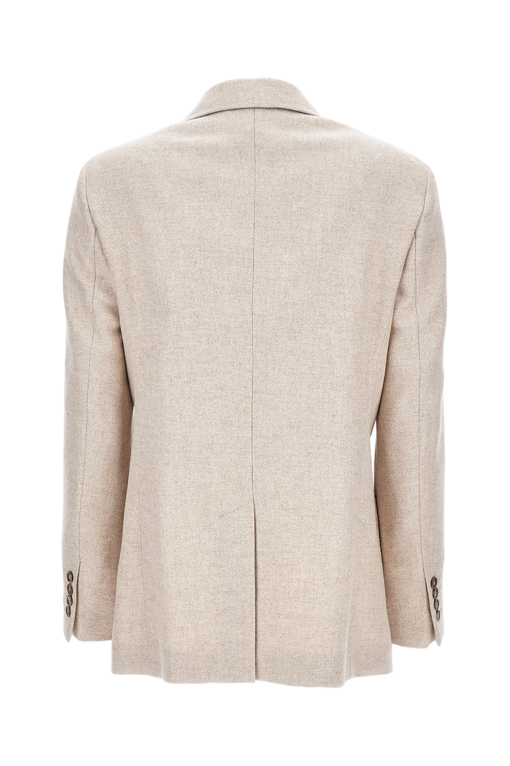 Single-Breasted Tailored Jacket with Patch Pockets