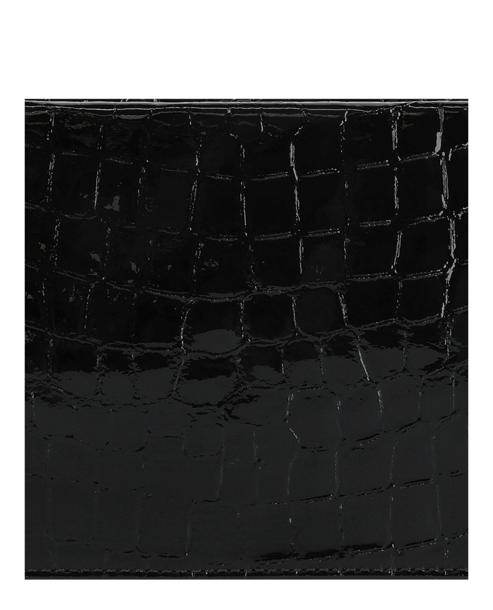 Dulce Crocodile Embossed Shoulder Bag