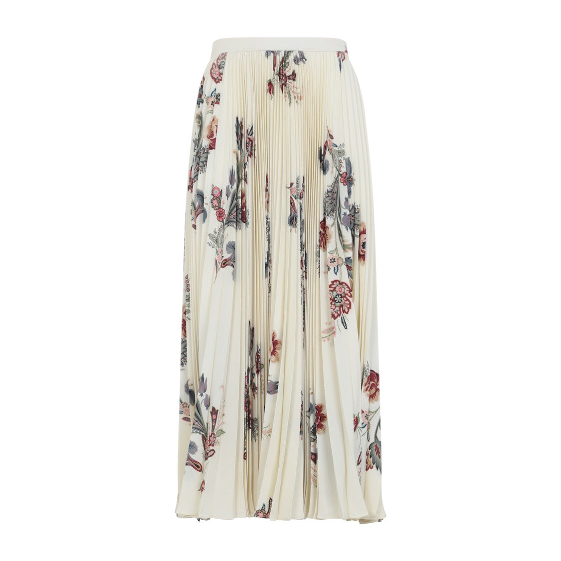 Pleated Maxi Skirt