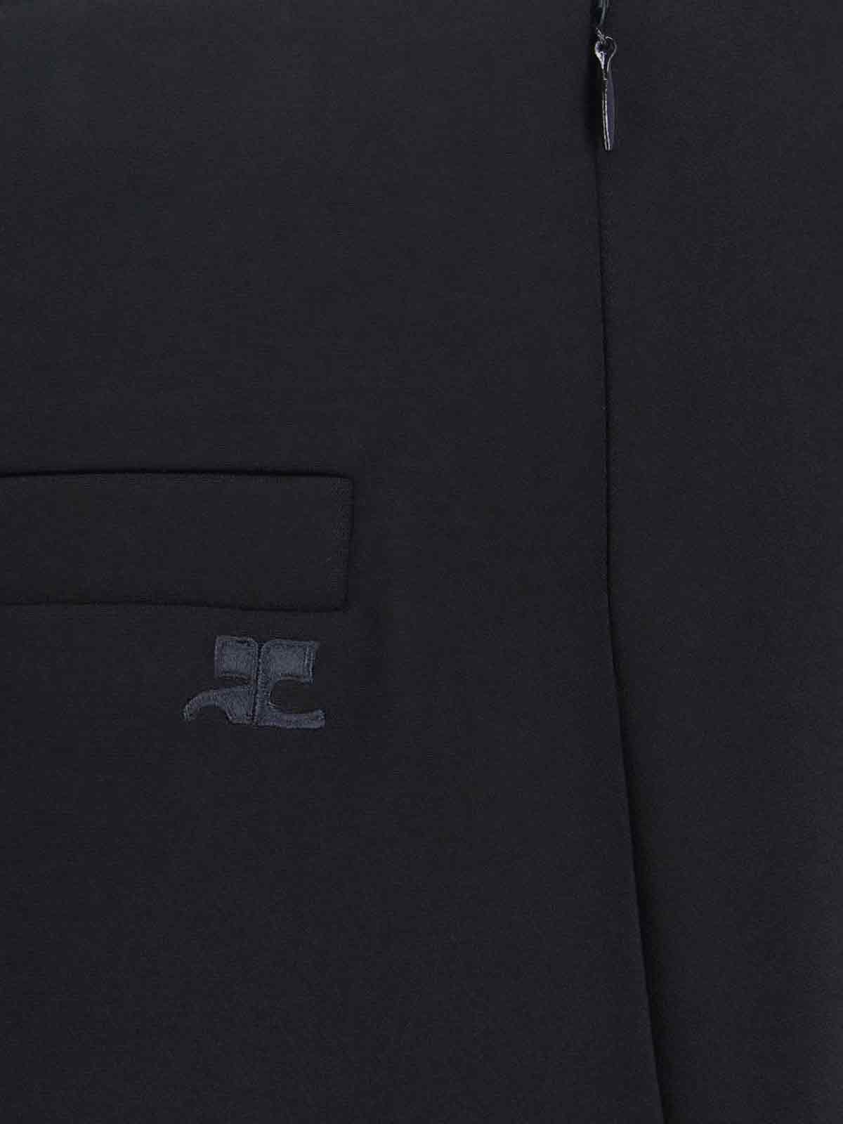 Logo Mini Skirt – Black