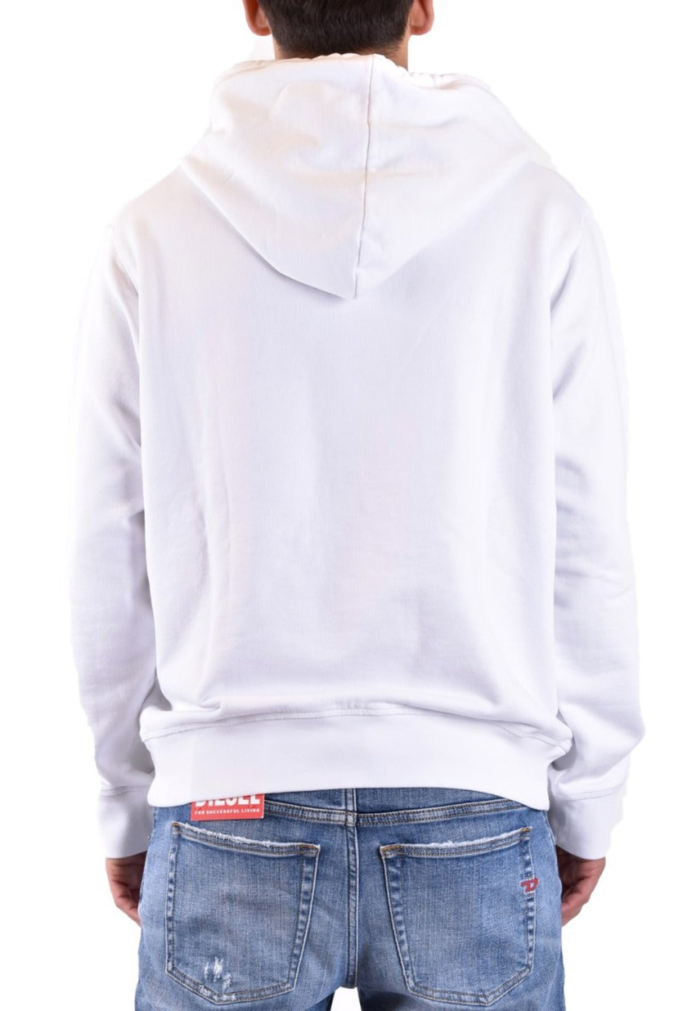 Bluza z kapturem z białym logo Drippy