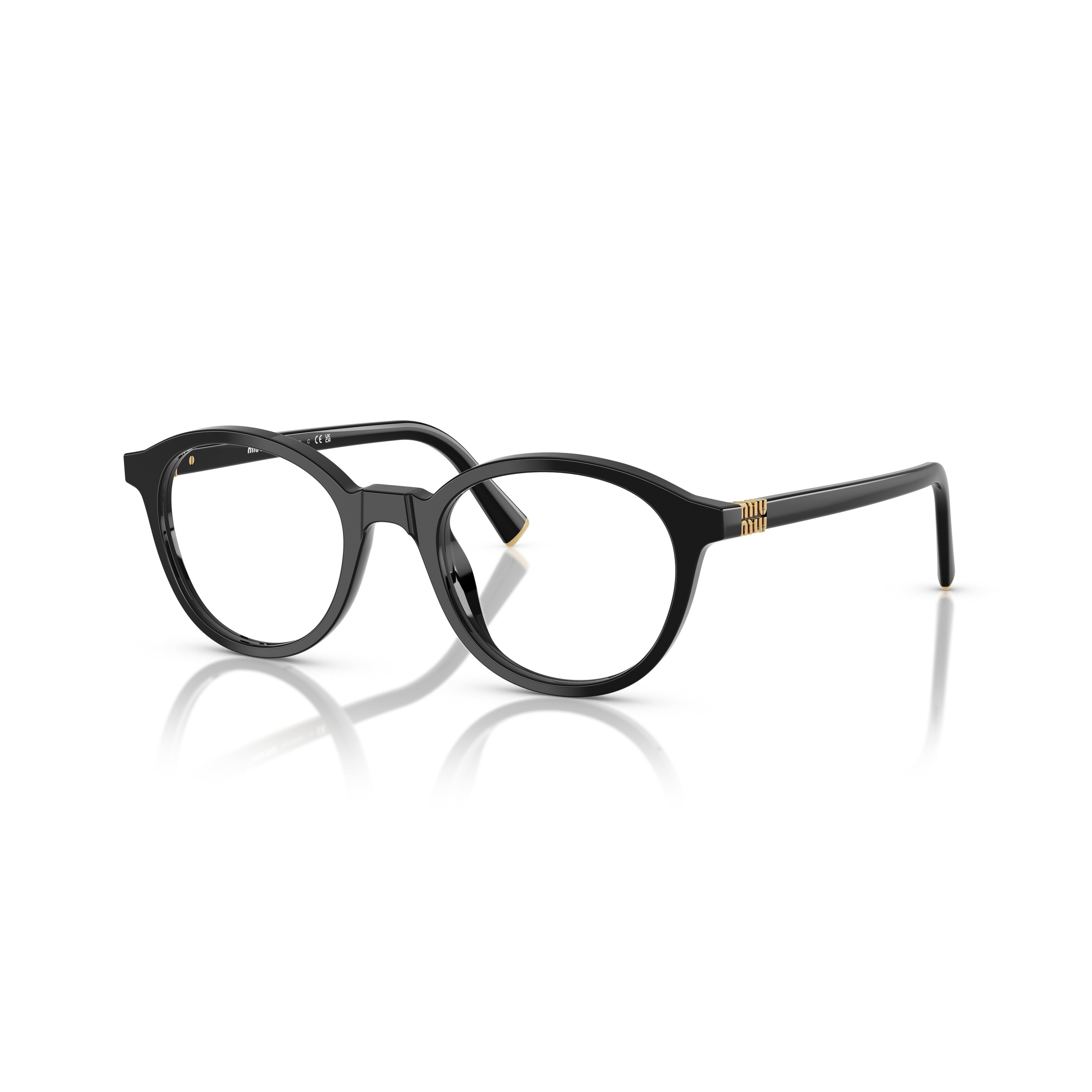0mu 02wv Classic Round Frame Eyeglasses