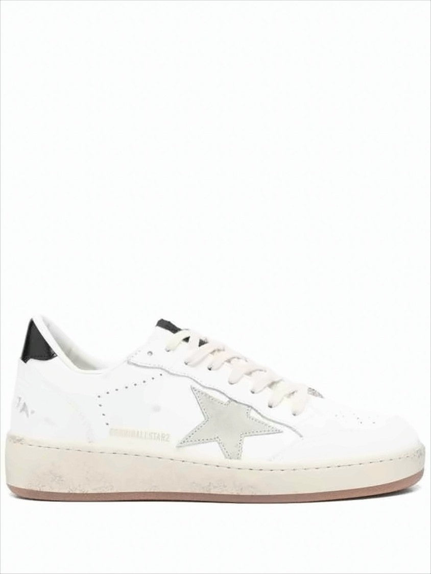 Low-Top Sneakers with Distressed Rubber Sole