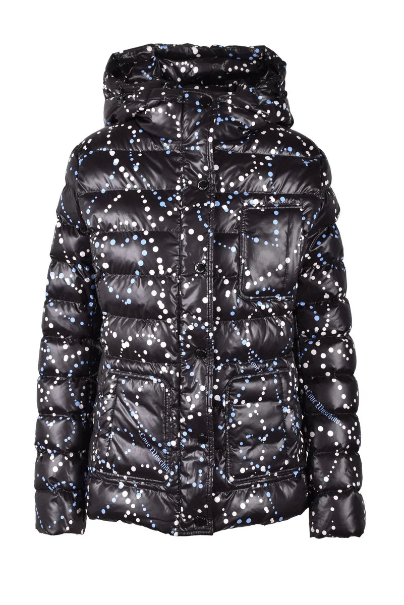 Down Jacket - Black/White