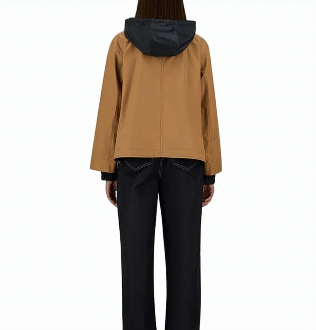 Reversible Dean Hooded Button Jacket