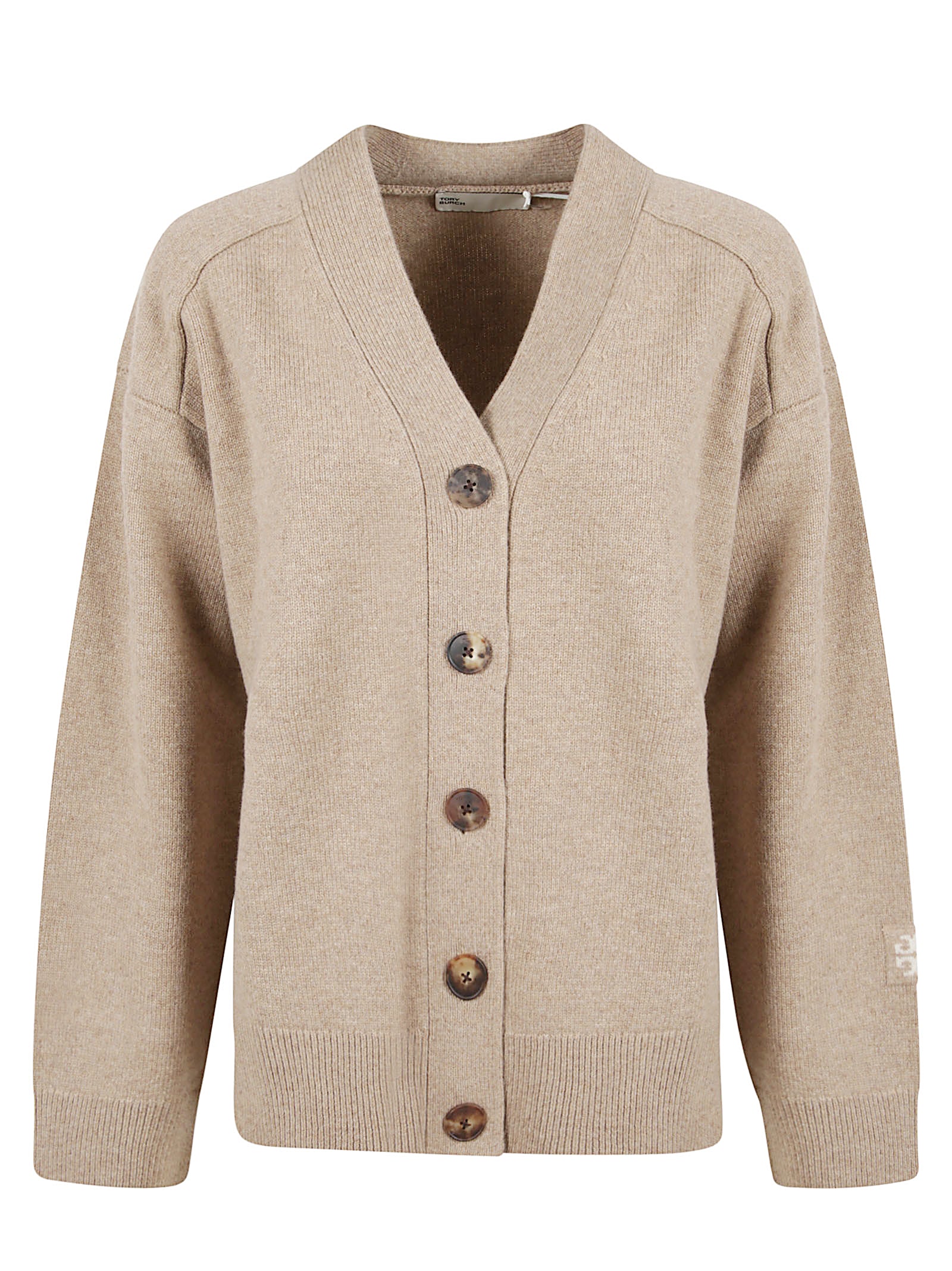 Relaxed Fit Wool Sweater With Button Closure