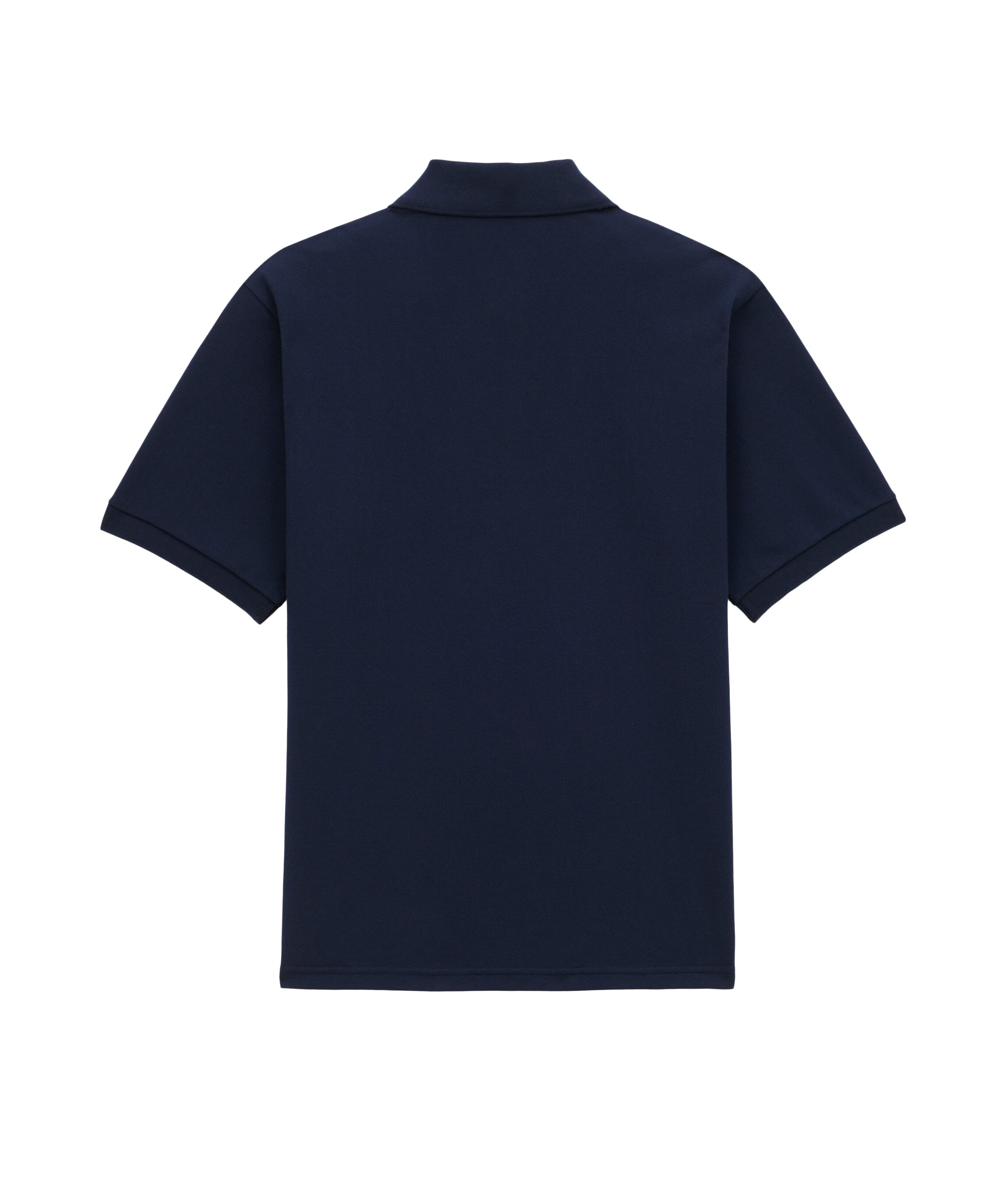 Deep Navy Blue Polo Shirt with Traditional Collar