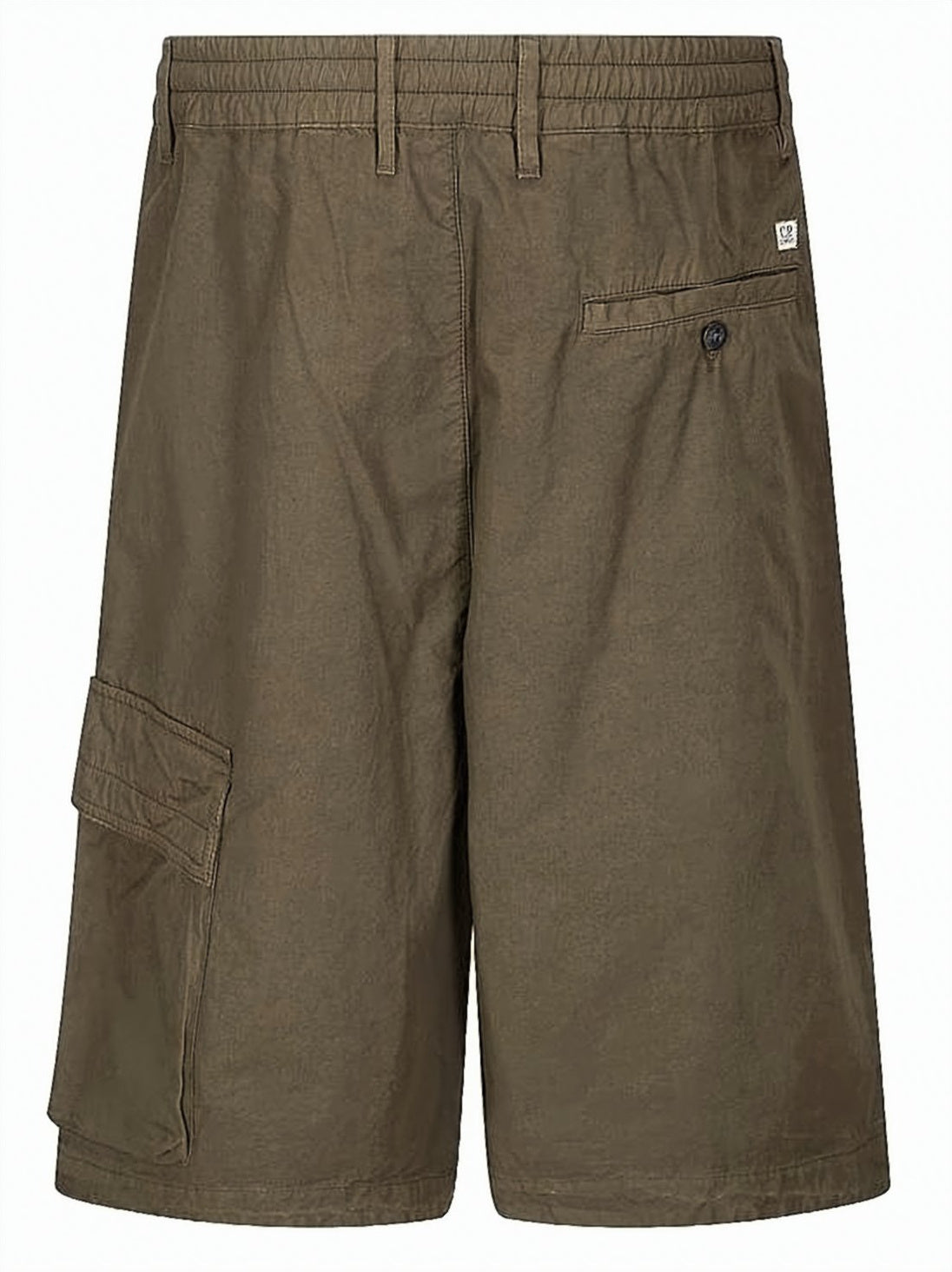 Stretch Satin Cargo Lens Shorts