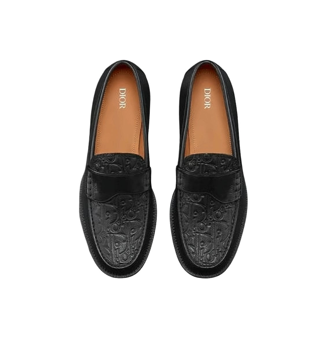 Classic Black Calf Leather Loafers