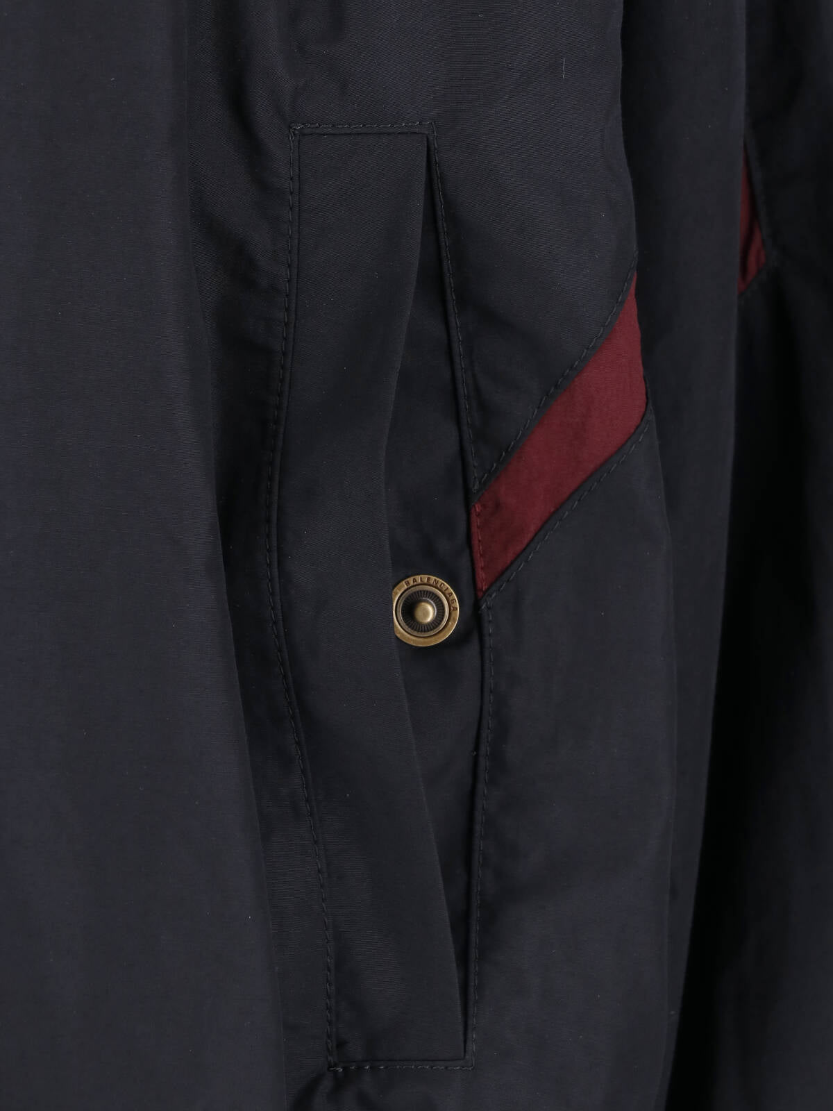 Black High Collar Sporty Jacket