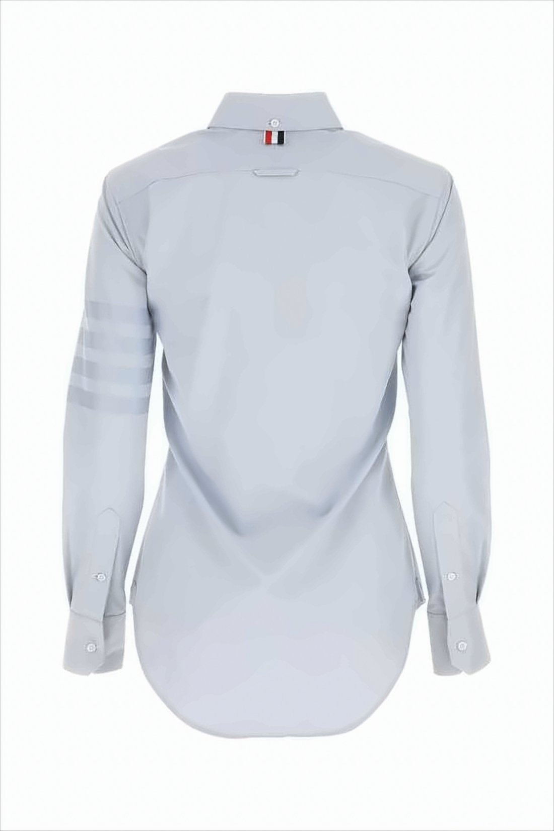 Tailored Cotton Button-Up Shirt with Pointed Collar