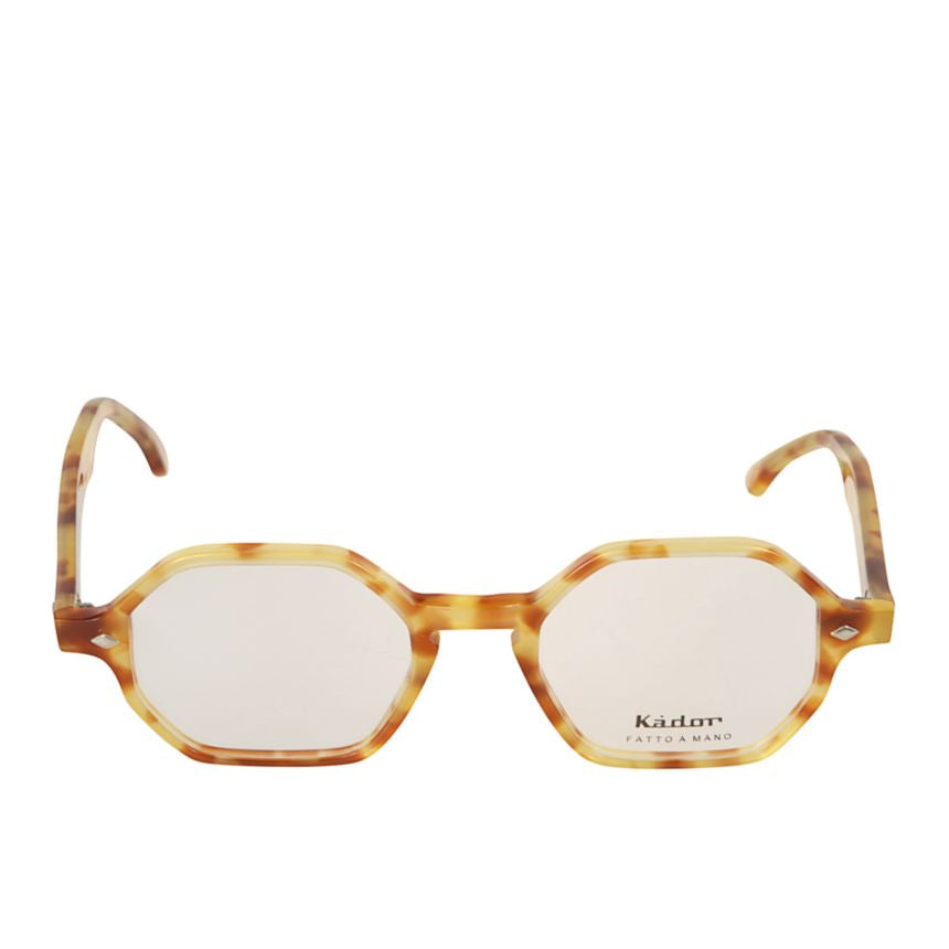 Octagon Octagonal Frame Tortoiseshell Sunglasses with Glossy Finish