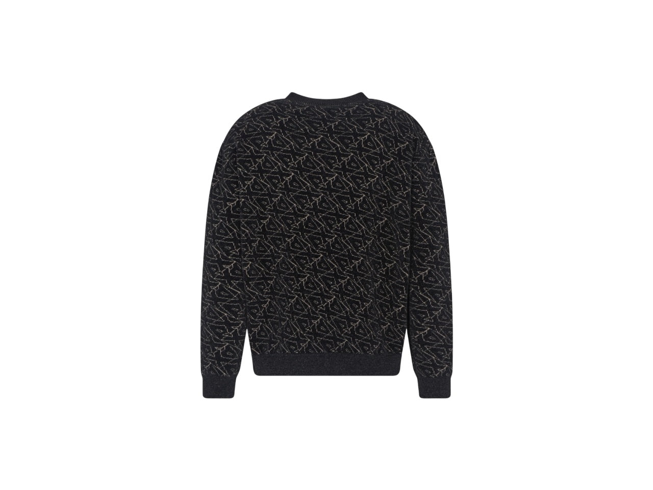 Geometric Pattern Crewneck Sweater
