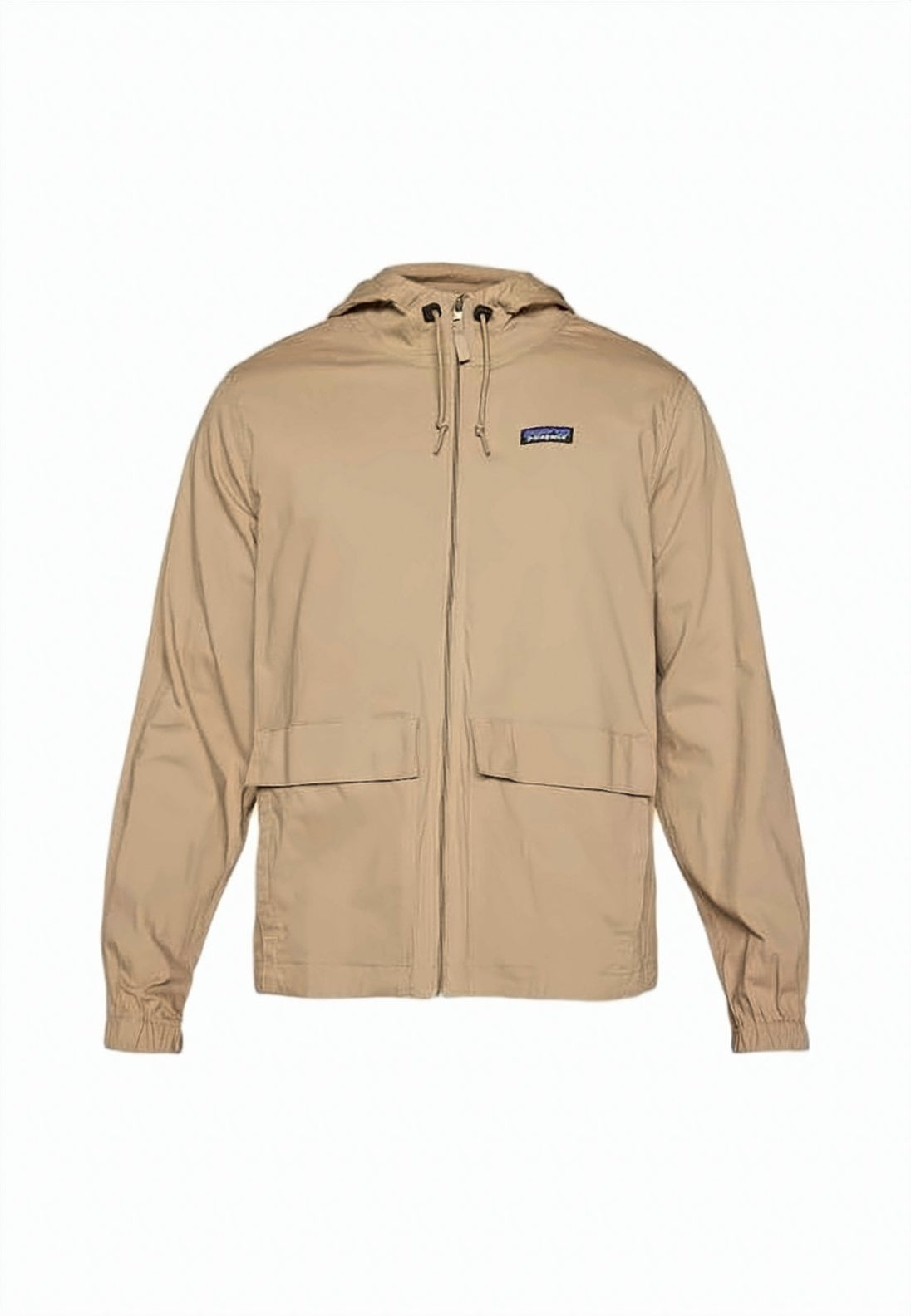 Lightweight Brown Jacket with Adjustable Hood