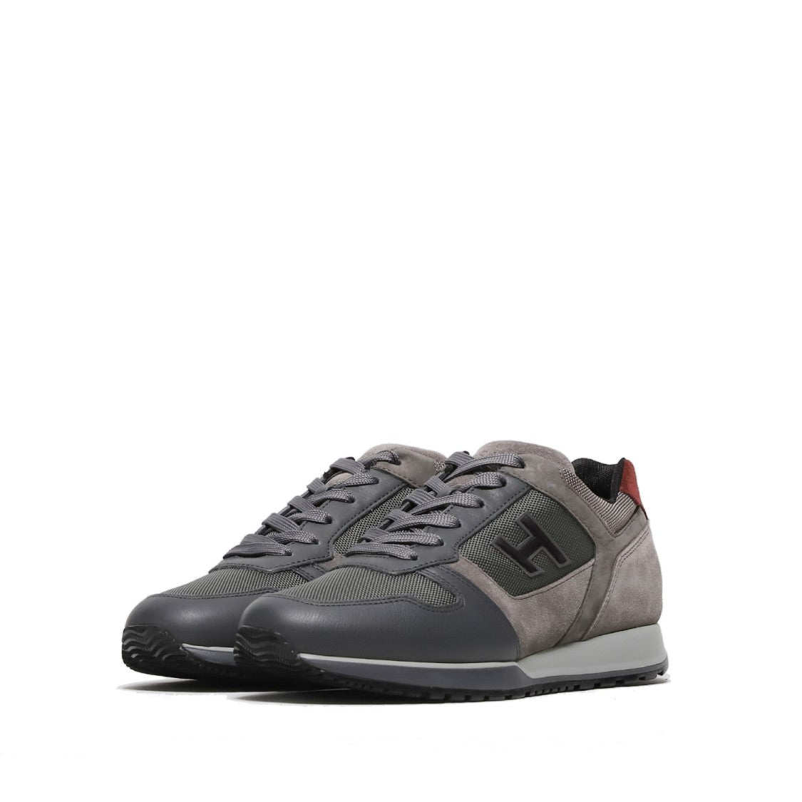 Grey Leather H321 Sneaker