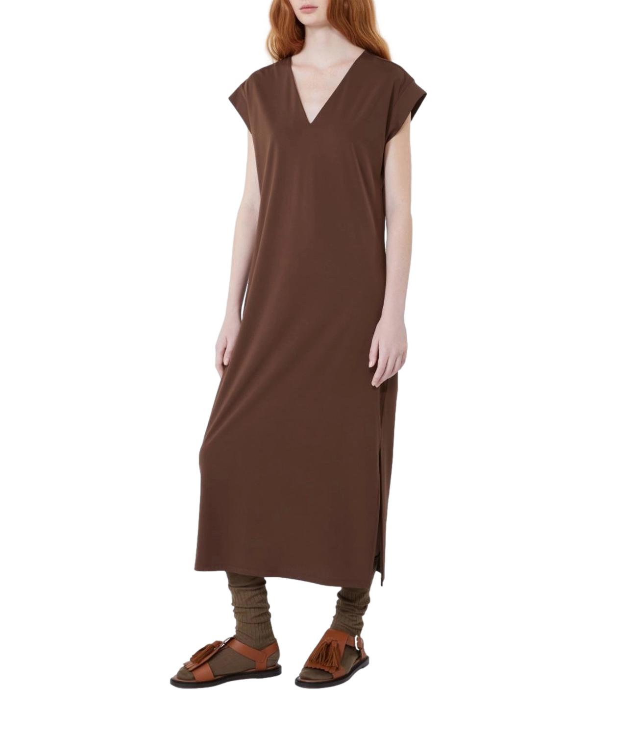 Chocolate Brown Wkdmirto Lyocell Dress