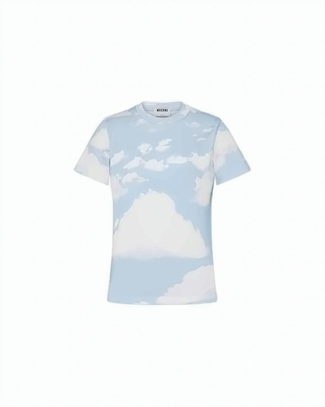 Sky Print Short-Sleeved Moschino T-Shirt