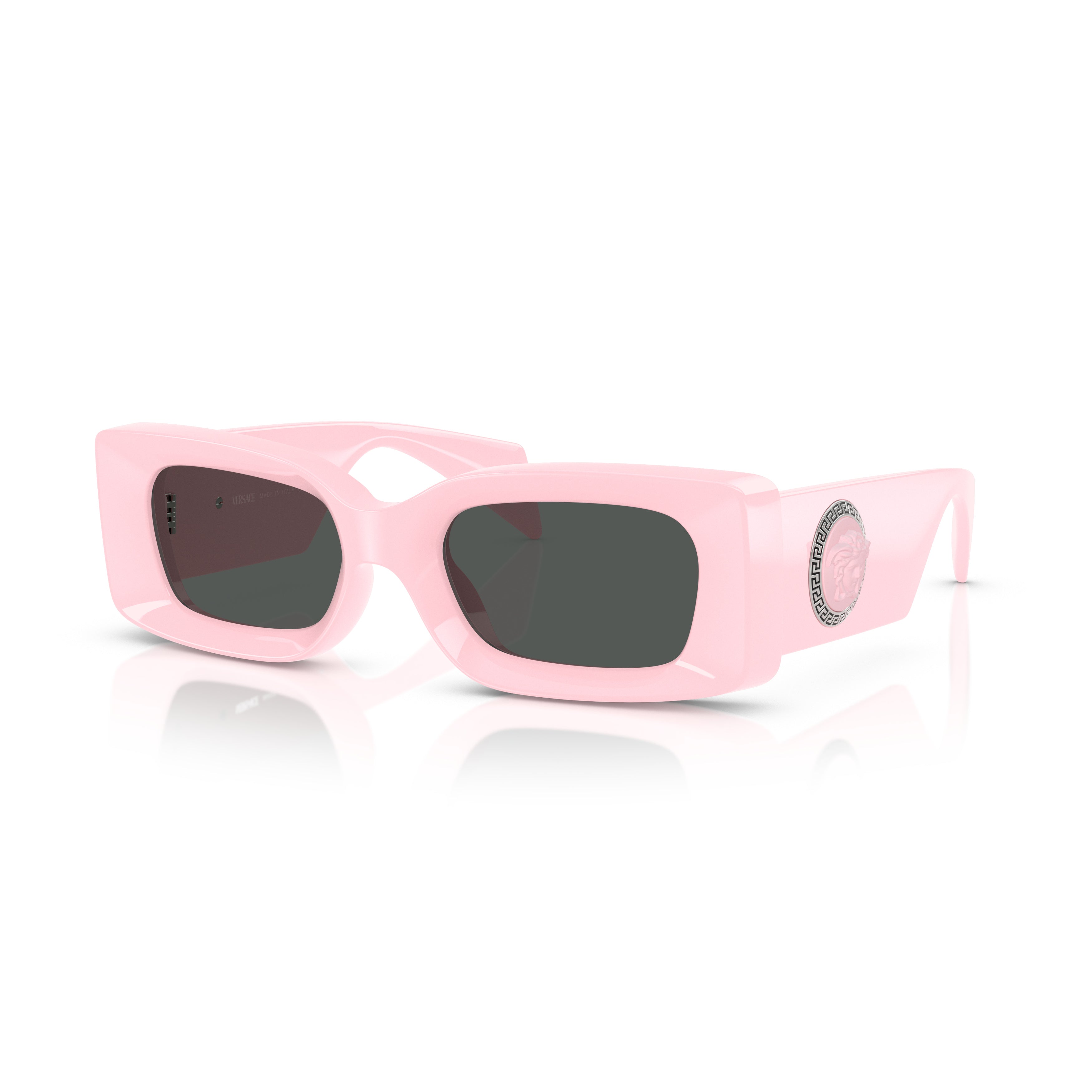 0ve4474u Rectangular Frame Sunglasses in Soft Pink