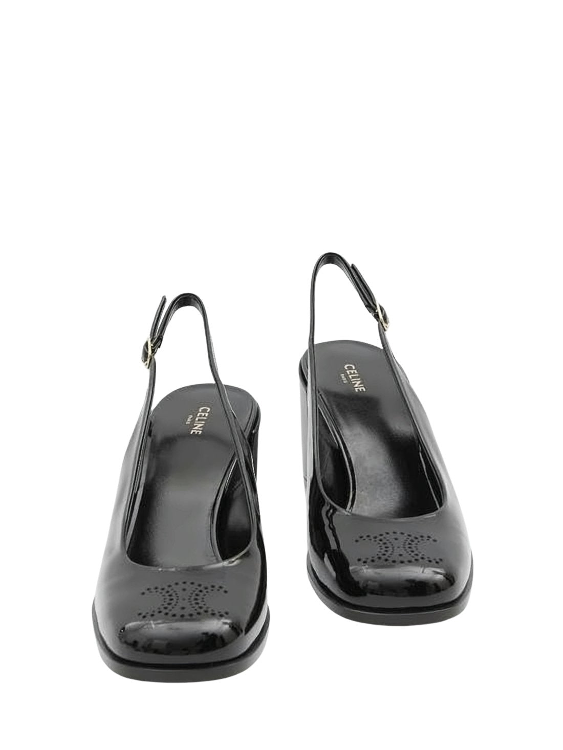 Slingback Mules with Rounded Toe