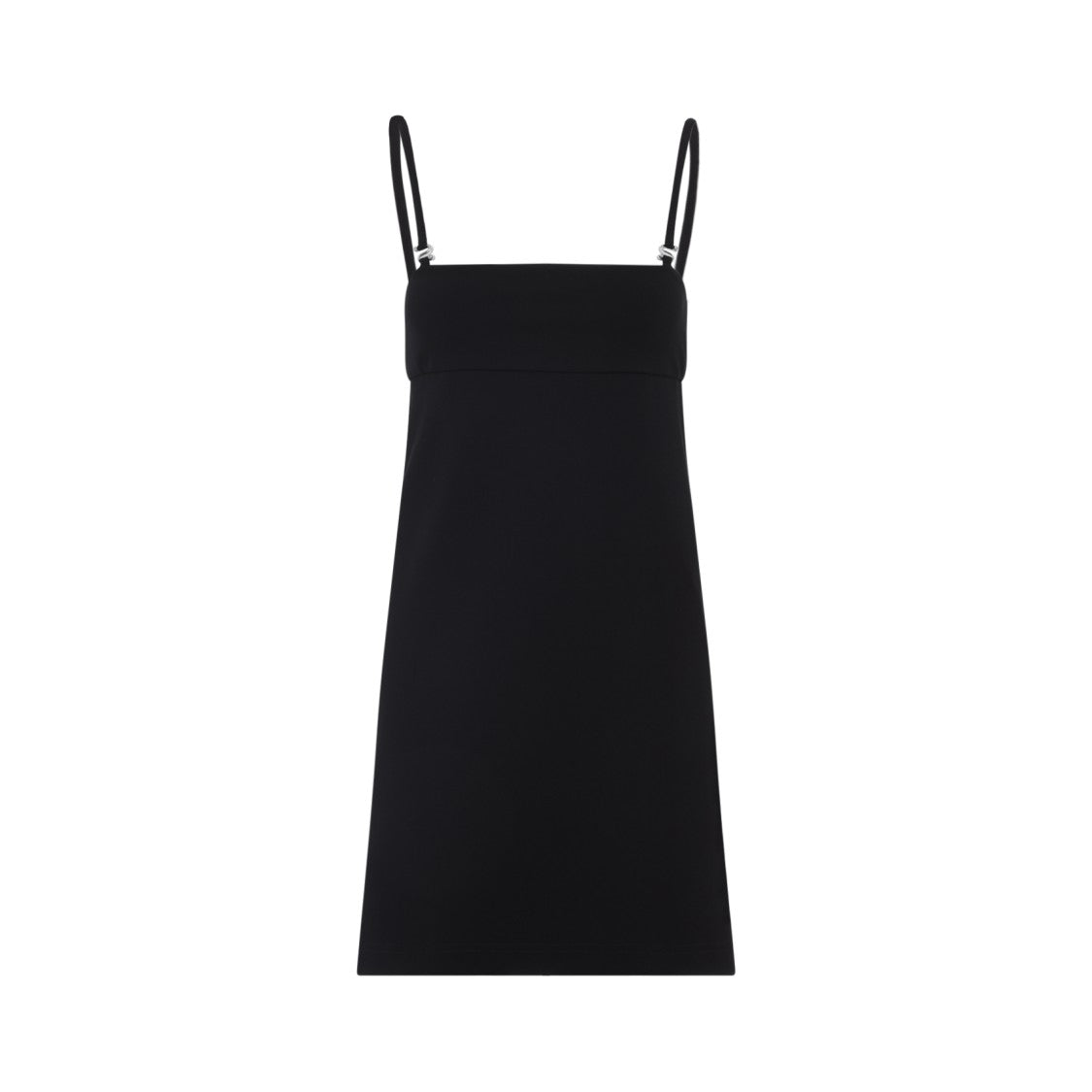 Fitted Mini Dress With Adjustable Spaghetti Straps