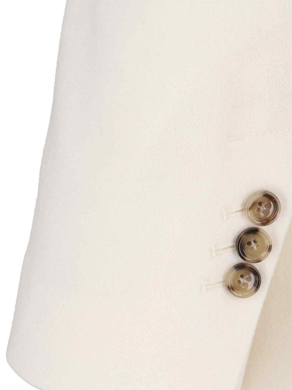 Double-Breasted Blazer – White