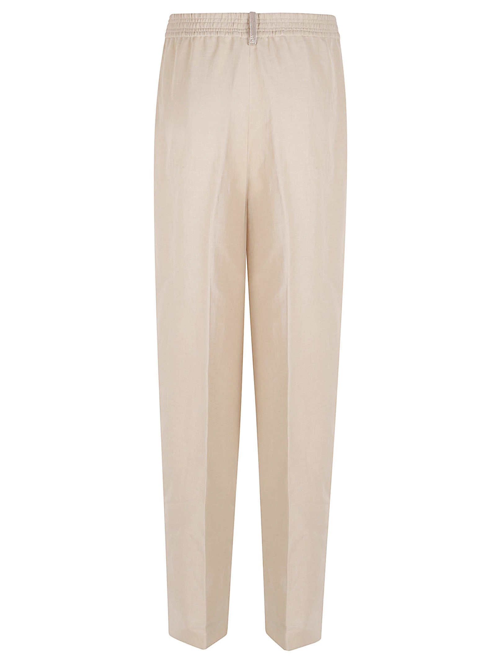 Relaxed Fit Lightweight Trousers with Elegant Pleats