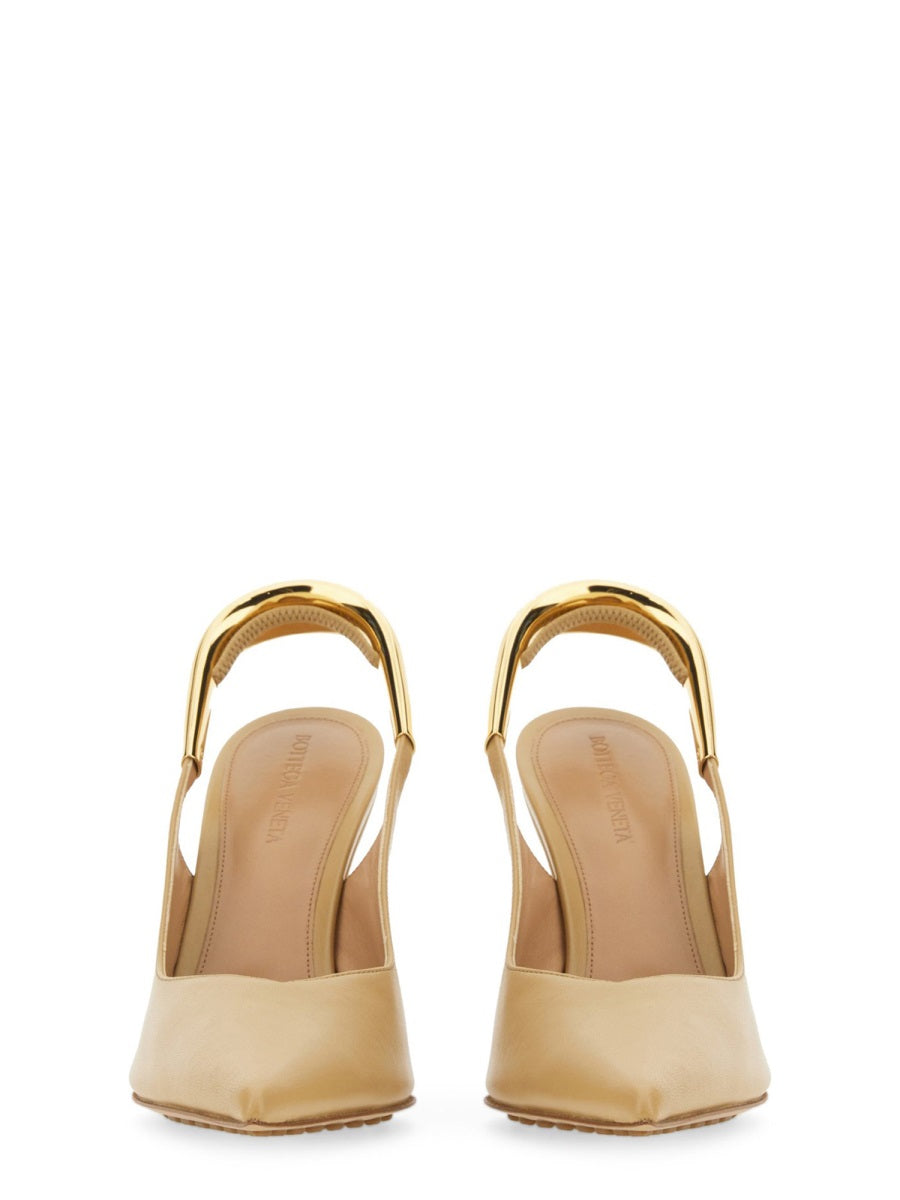 Pointed Toe Slingback Pumps with High Heel